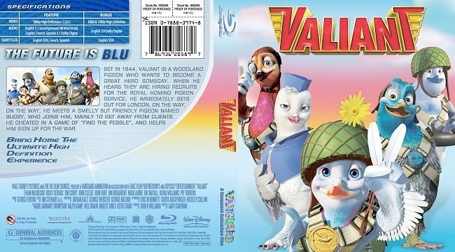 dvd cover Valiant BluRay