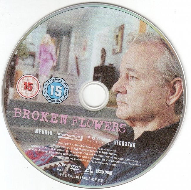dvd cover Broken Flowers (2005) WS R2 & R4