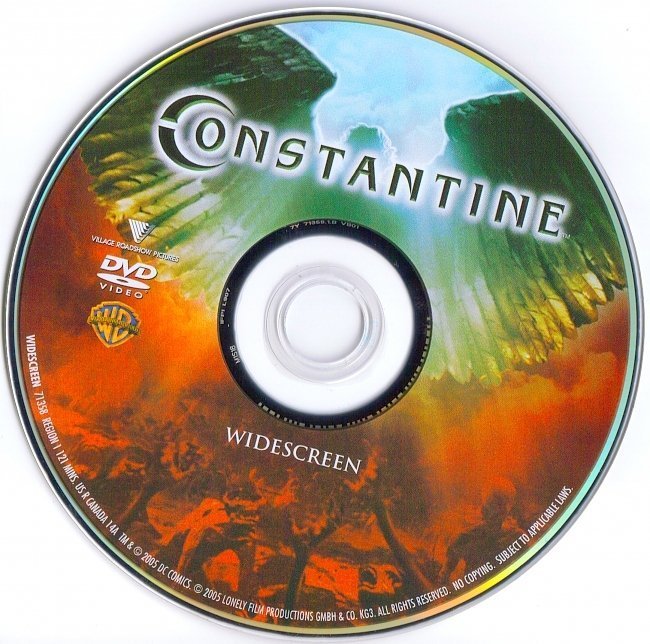 dvd cover Constantine (2005) WS R1