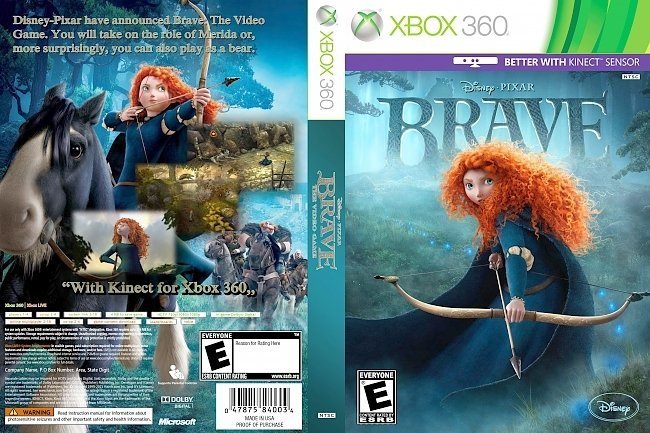 dvd cover Brave: The Video Game NTSC