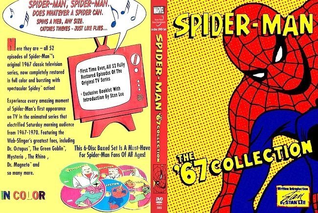 dvd cover Spider Man: '67 Collection (Red)