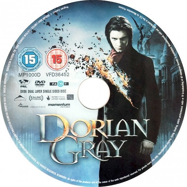 dvd cover Dorian Gray (2009) R2