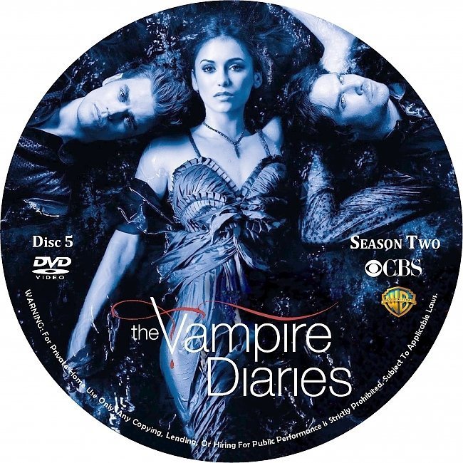 dvd cover The Vampire Diaries: Season 2 (2010)
