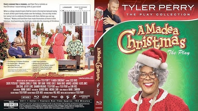 dvd cover Tyler Perry A Madea Christmas