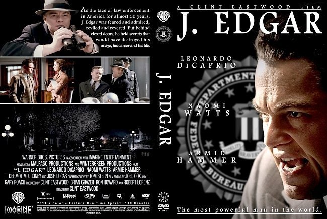 dvd cover J. Edgar