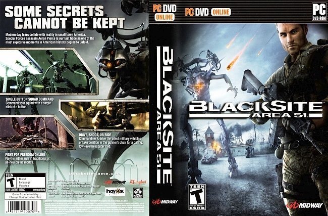 dvd cover Blacksite Aera 51 NTSC f