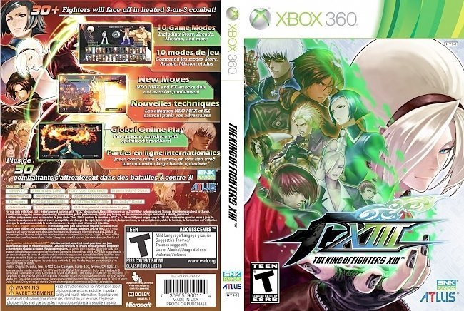 dvd cover The King of Fighters XIII