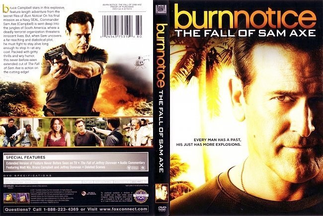 dvd cover Burn Notice the Fall of Sam Axe