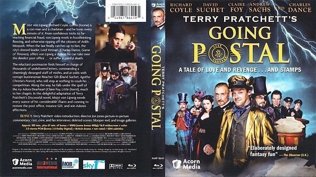 dvd cover Going Postal