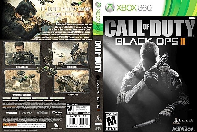 dvd cover Call of Duty Black Ops II