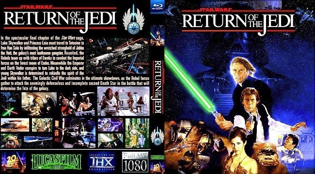 dvd cover RETURN of the JEDI2