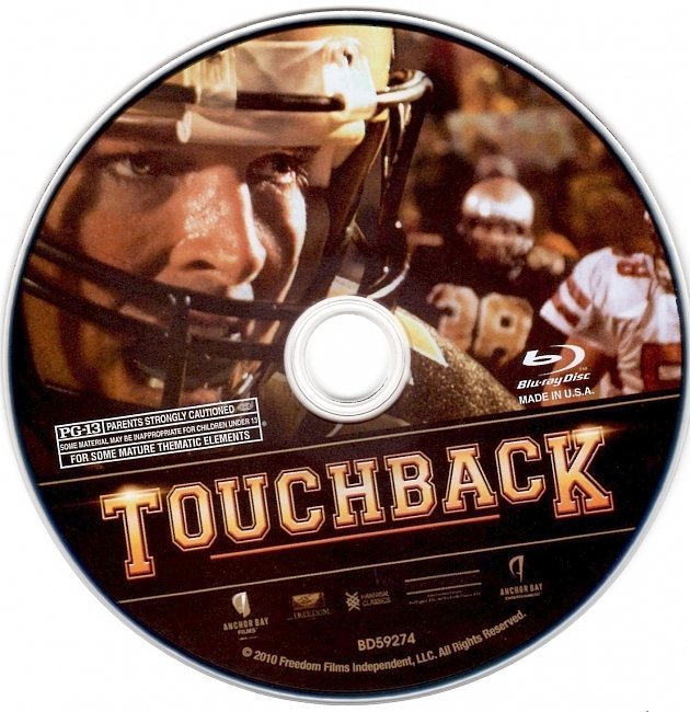 dvd cover Touchback (2011) WS R1 - Blu-Ray