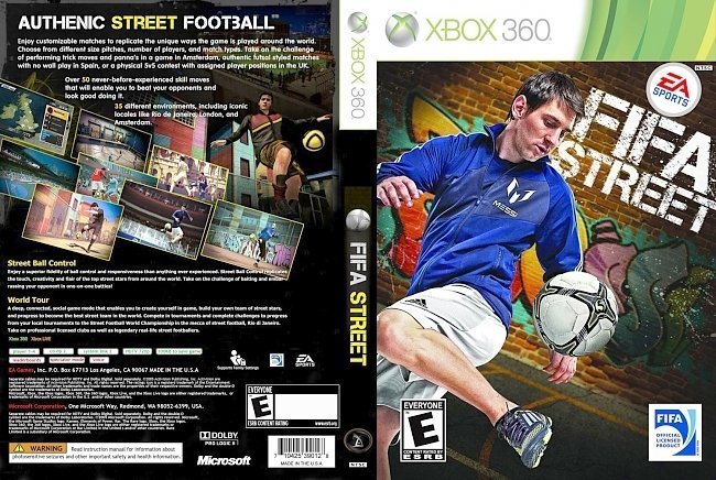 dvd cover FIFA Street NTSC f