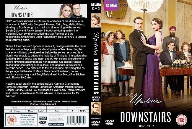 dvd cover Upstairs Downstairs: Series 1 & 2
