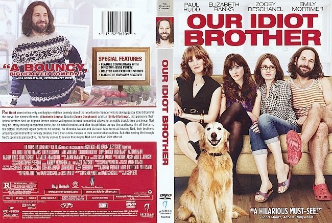 dvd cover Our Idiot Brother (2011) WS R1