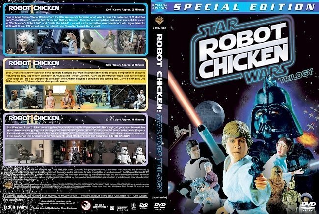 dvd cover Robot Chicken: Star Wars Trilogy