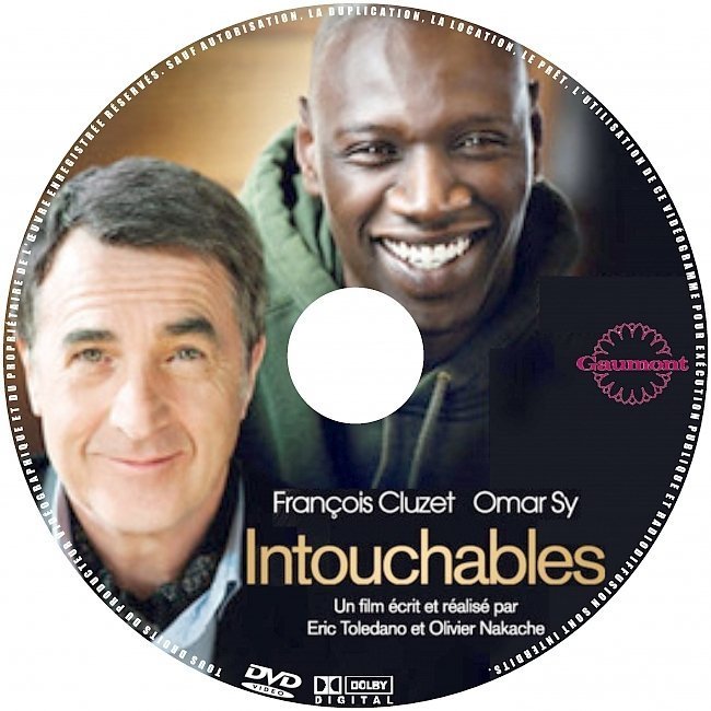 dvd cover Intouchables (2011) FRENCH