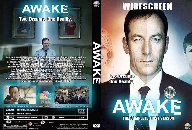 dvd cover Awake: Season 1 R1 CUSTOM