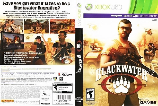 dvd cover Blackwater