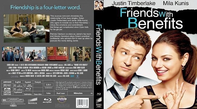 dvd cover Friends With Benefits