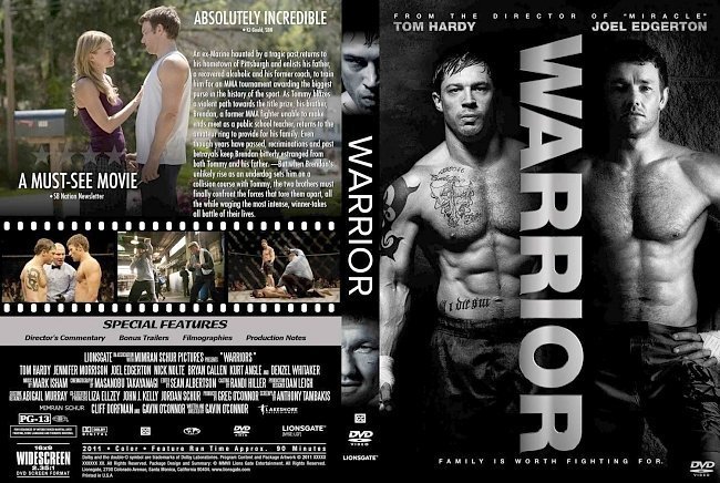dvd cover Warrior