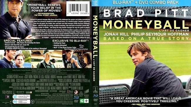 dvd cover Money Ball L Art de Gagner Bluray