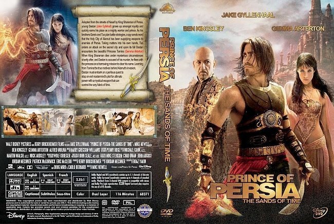 dvd cover Prince Of Persia: The Sands Of Time (2010) R2