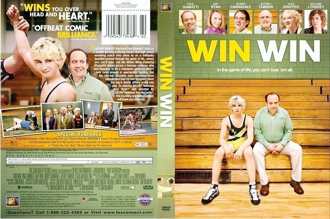dvd cover Win Win (2011) R1 CUSTOM