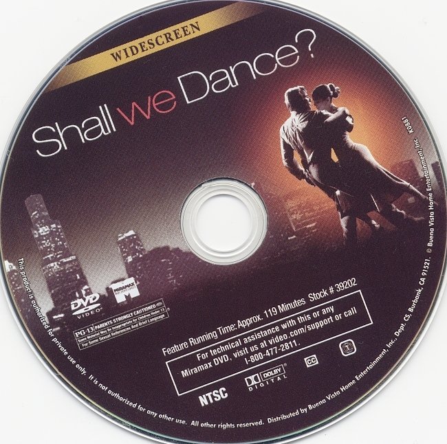 dvd cover Shall We Dance (2004) WS R1