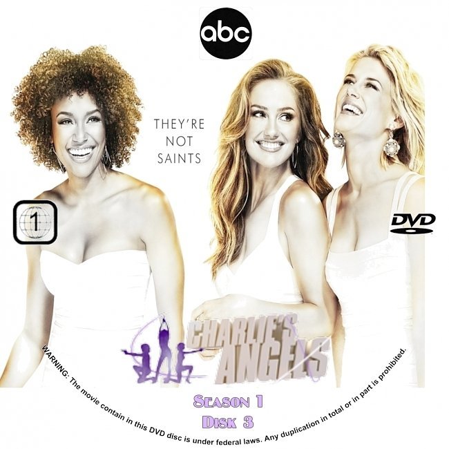 dvd cover Charlie's Angels Season 1 (2011) R1 CUSTOM