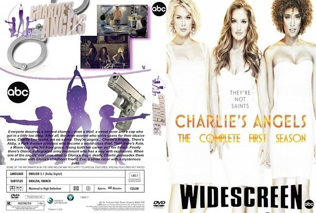 dvd cover Charlie's Angels Season 1 (2011) R1 CUSTOM