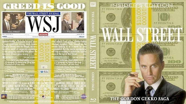 dvd cover Wall Street Saga