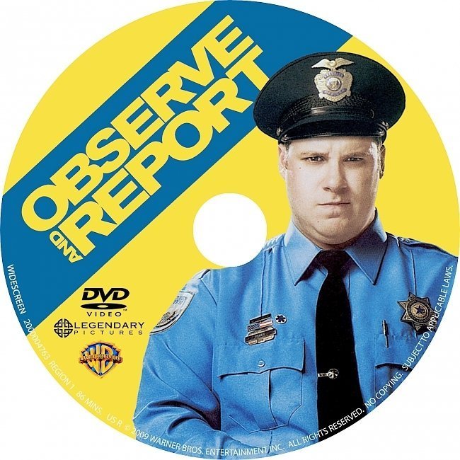 dvd cover Observe And Report (2009) WS R1