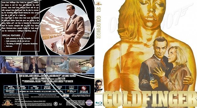 dvd cover Goldfinger