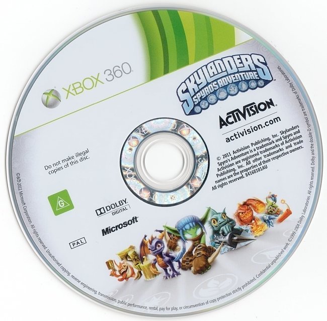 dvd cover Skylanders Spyro's Adventure (2011) PAL