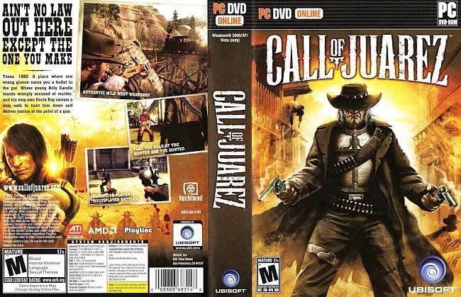 dvd cover Call of Juarez NTSC f