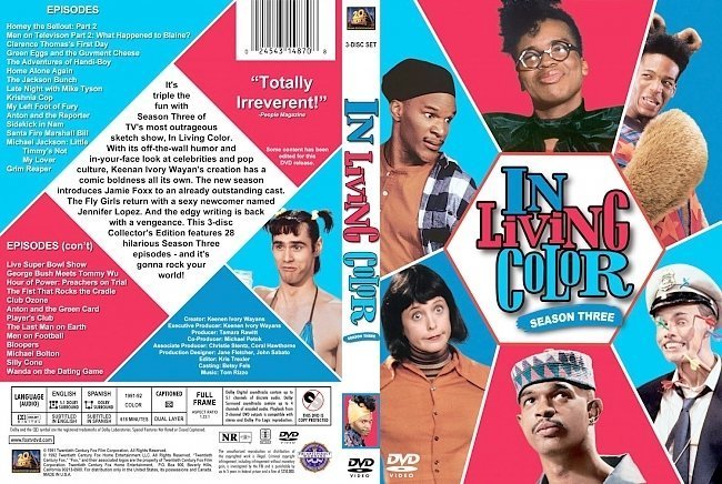 dvd cover In Living Color Season 3