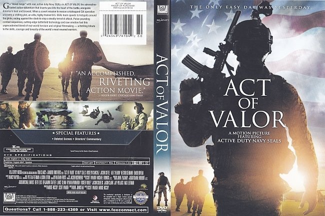 dvd cover Act of Valor WS R1