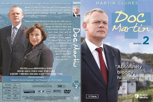 dvd cover Doc Martin Season 2