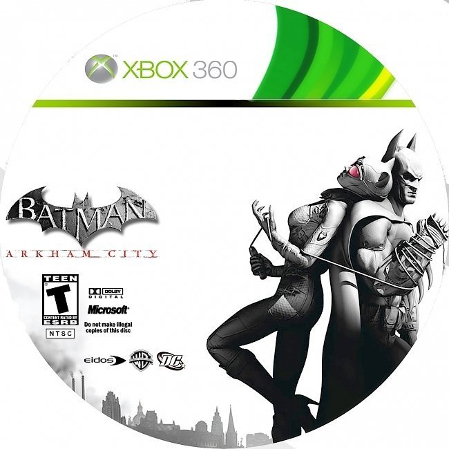 dvd cover Batman: Arkham City (2011)