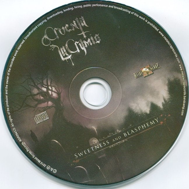 dvd cover Cruenta Lacrymis - Sweetness And Blasphemy