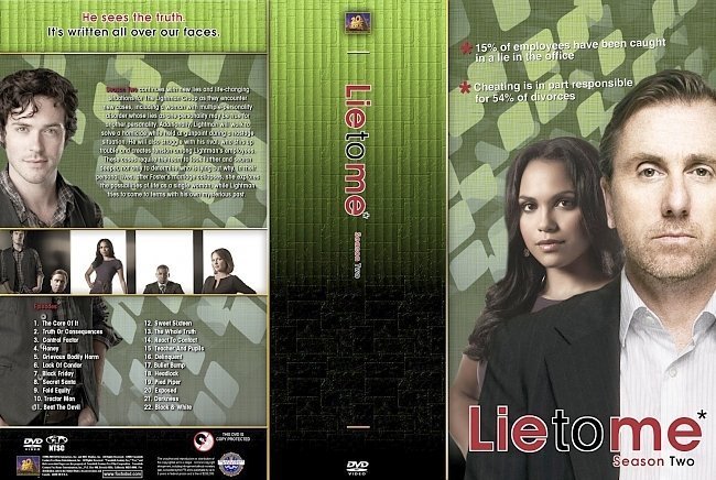 dvd cover Lie To Me Season 2