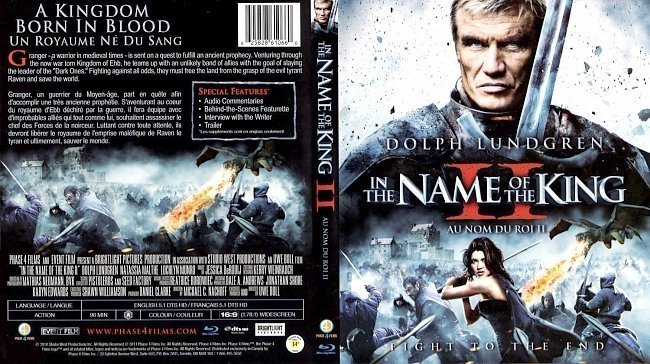 dvd cover In The Name Of The King 2 Au Nom Du Roi 2