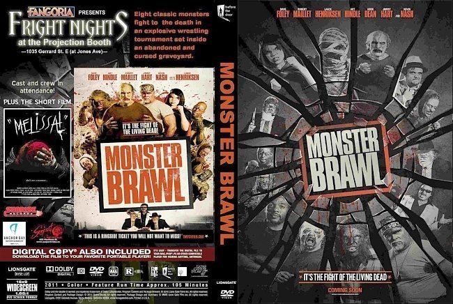 dvd cover Monster Brawl