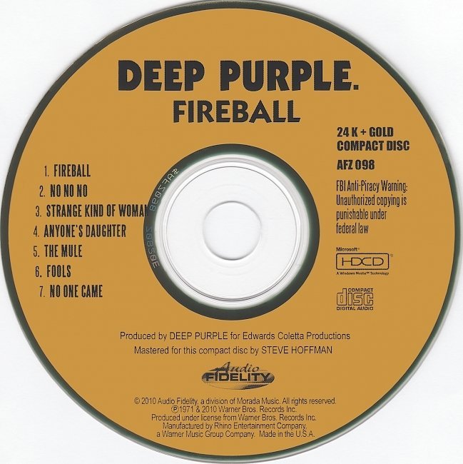 Deep Purple – Fireball (2010) 