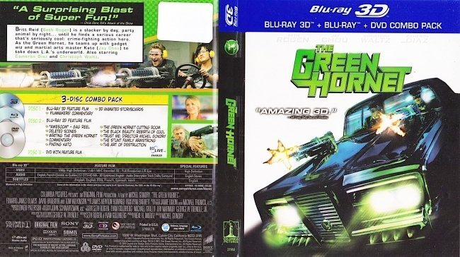 dvd cover The Green Hornet