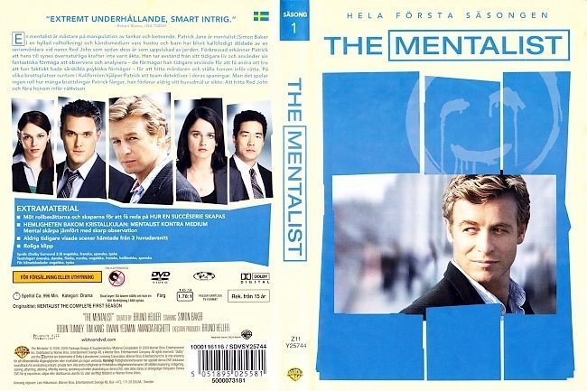 The Mentalist: Season 1-2-3 front s 