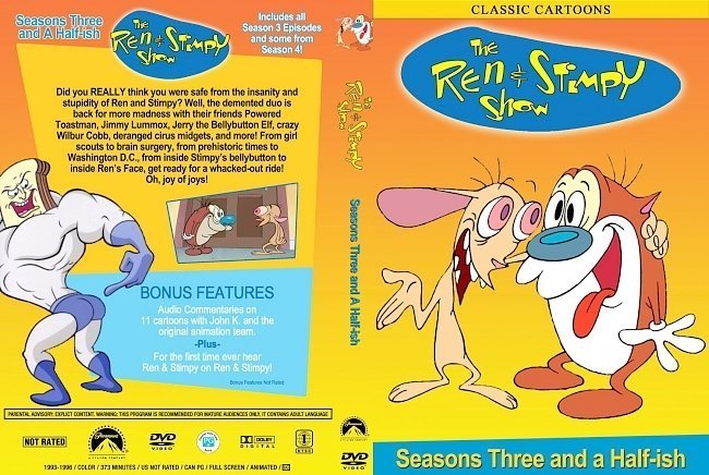 dvd cover Ren & Stimpy (Season 3 & A Half ish)