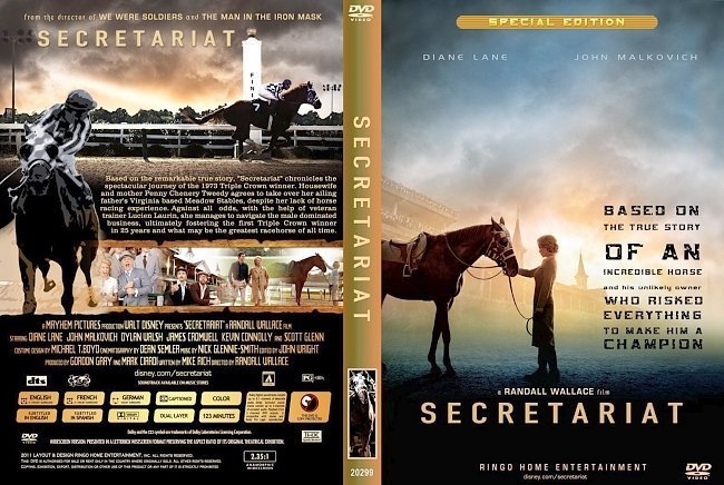 dvd cover Secretariat