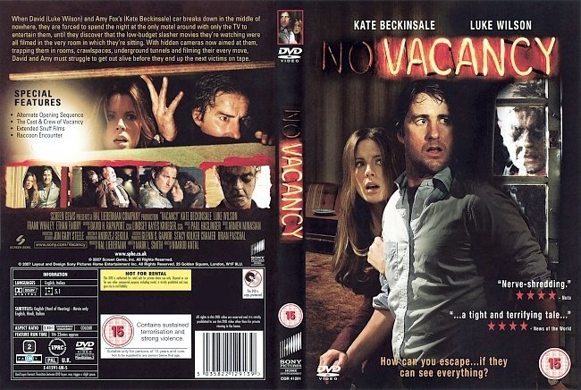 dvd cover Vacancy (2007) R2